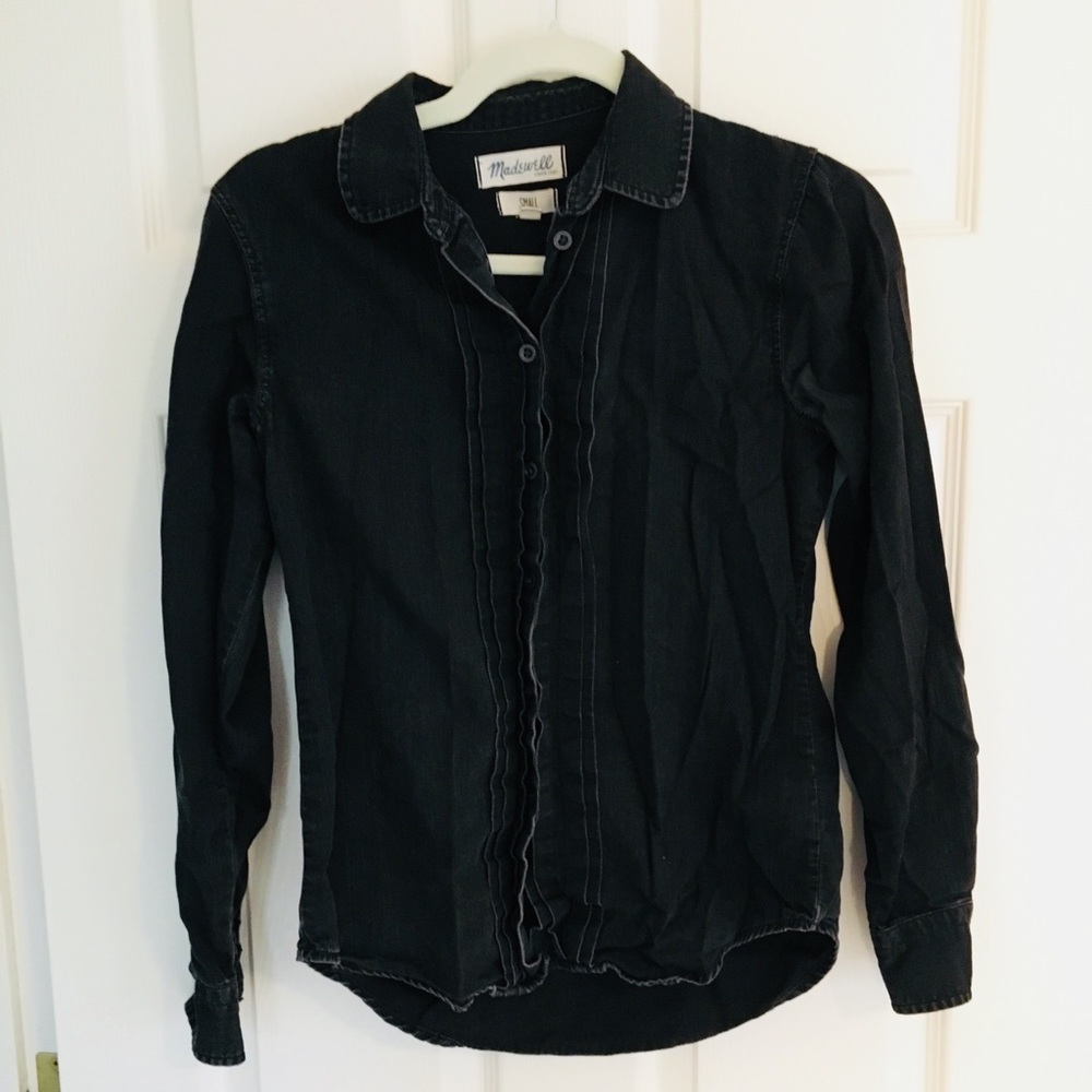 Madewell | Long Sleeve Black Button Up
